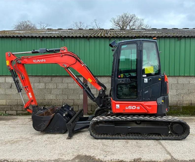 5T Excavator Kubota U50-5 High Spec Air Con & Reversing camera